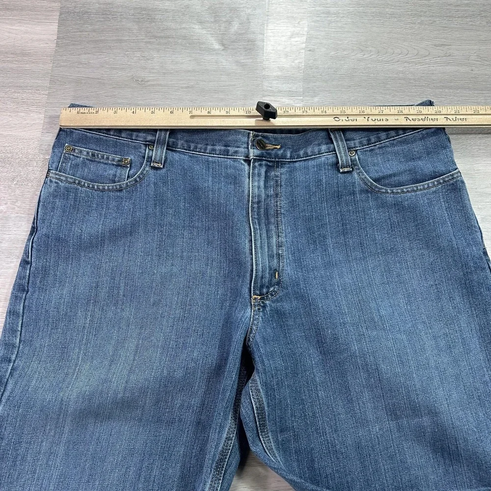 Carhartt 101483-980 Jeans Mens‎ 40x32 Blue Relaxed Straight Denim Medium Wash
